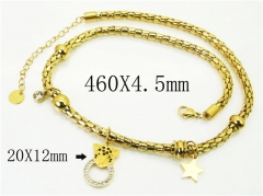 HY Wholesale Necklaces Stainless Steel 316L Jewelry Necklaces-HY32N0951HKS