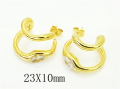 HY Wholesale Earrings 316L Stainless Steel Earrings Jewelry-HY16E0265PV