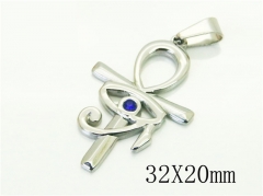 HY Wholesale Pendant Jewelry 316L Stainless Steel Jewelry Pendant-HY12P1827SJL
