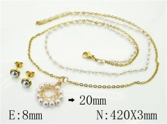 HY Wholesale Jewelry Set 316L Stainless Steel jewelry Set-HY67S0028PC