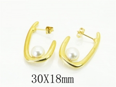 HY Wholesale Earrings 316L Stainless Steel Earrings Jewelry-HY16E0246OL