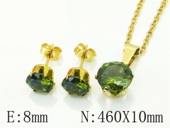 HY Wholesale Jewelry Set 316L Stainless Steel jewelry Set-HY67S0051LE