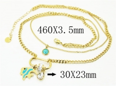 HY Wholesale Necklaces Stainless Steel 316L Jewelry Necklaces-HY32N0956HIL
