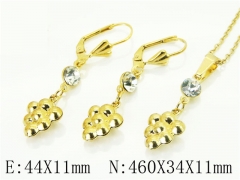 HY Wholesale Jewelry Set 316L Stainless Steel jewelry Set-HY67S0063KX