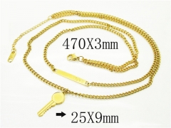 HY Wholesale Necklaces Stainless Steel 316L Jewelry Necklaces-HY80N0897OE