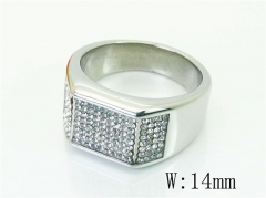 HY Wholesale Rings Jewelry Stainless Steel 316L Rings-HY15R2787HKO