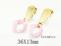 HY Wholesale Earrings 316L Stainless Steel Earrings Jewelry-HY92E0194HIA