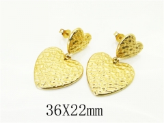 HY Wholesale Earrings 316L Stainless Steel Earrings Jewelry-HY80E1002OW