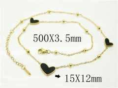 HY Wholesale Necklaces Stainless Steel 316L Jewelry Necklaces-HY80N0901MW