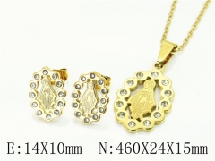 HY Wholesale Jewelry Set 316L Stainless Steel jewelry Set-HY67S0066OQ