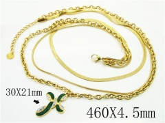 HY Wholesale Necklaces Stainless Steel 316L Jewelry Necklaces-HY32N0957HKF