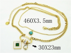 HY Wholesale Necklaces Stainless Steel 316L Jewelry Necklaces-HY32N0954HIL