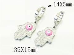 HY Wholesale Earrings 316L Stainless Steel Earrings Jewelry-HY80E1022RJL