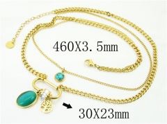 HY Wholesale Necklaces Stainless Steel 316L Jewelry Necklaces-HY32N0955HI5