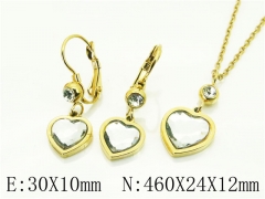 HY Wholesale Jewelry Set 316L Stainless Steel jewelry Set-HY67S0055OW