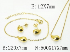 HY Wholesale Jewelry Set 316L Stainless Steel jewelry Set-HY59S2546HEE