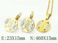 HY Wholesale Jewelry Set 316L Stainless Steel jewelry Set-HY67S0070OZ