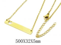 HY Wholesale 316L Stainless Steel Necklace-HY20N0094MA