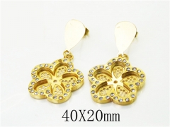 HY Wholesale Earrings 316L Stainless Steel Earrings Jewelry-HY64E0512MC