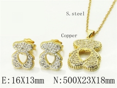 HY Wholesale Jewelry Set 316L Stainless Steel jewelry Set-HY21S0416IHQ