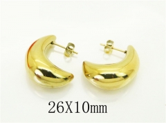 HY Wholesale Earrings 316L Stainless Steel Earrings Jewelry-HY74E0116SOL