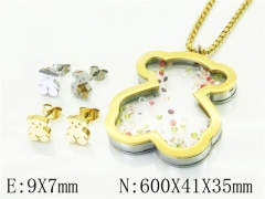 HY Wholesale Jewelry Set 316L Stainless Steel jewelry Set-HY64S1421IEE