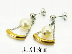 HY Wholesale Earrings 316L Stainless Steel Earrings Jewelry-HY64E0513NX