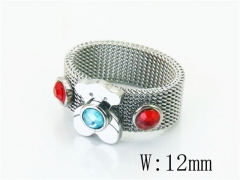 HY Wholesale Rings Jewelry Stainless Steel 316L Rings-HY64R0863NB