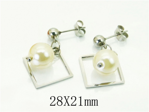 HY Wholesale Earrings 316L Stainless Steel Earrings Jewelry-HY64E0525KD