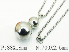 HY Wholesale Stainless Steel 316L Jewelry Necklaces-HY62N0502HIF
