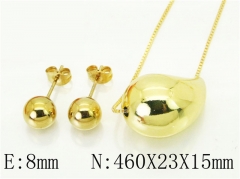 HY Wholesale Jewelry Set 316L Stainless Steel jewelry Set-HY45S0047HHF
