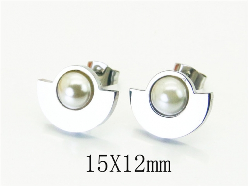 HY Wholesale Earrings 316L Stainless Steel Earrings Jewelry-HY64E0506LW