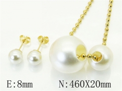 HY Wholesale Jewelry Set 316L Stainless Steel jewelry Set-HY45S0049SNL
