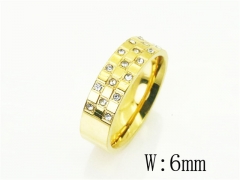 HY Wholesale Rings Jewelry Stainless Steel 316L Rings-HY30R0090NQ