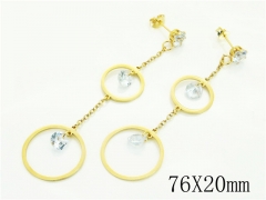 HY Wholesale Earrings 316L Stainless Steel Earrings Jewelry-HY26E0502OC