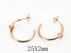HY Wholesale Earrings 316L Stainless Steel Earrings Jewelry-HY64E0521HEE