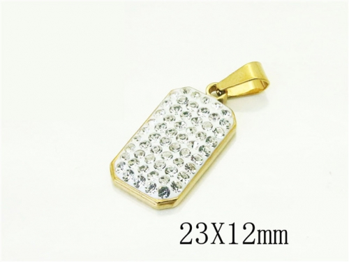 HY Wholesale Pendant Jewelry 316L Stainless Steel Jewelry Pendant-HY62P0295JE