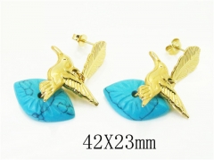 HY Wholesale Earrings 316L Stainless Steel Earrings Jewelry-HY92E0211HLU