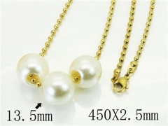HY Wholesale Stainless Steel 316L Jewelry Necklaces-HY45N0009CML