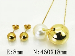 HY Wholesale Jewelry Set 316L Stainless Steel jewelry Set-HY45S0044NR