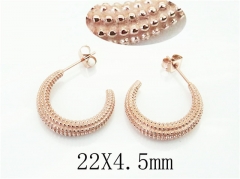 HY Wholesale Earrings 316L Stainless Steel Earrings Jewelry-HY22E0653HJW