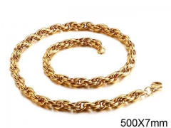 HY Wholesale Chain Jewelry 316 Stainless Steel Necklace Chain-HY0150N0682