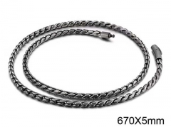 HY Wholesale Chain Jewelry 316 Stainless Steel Necklace Chain-HY0150N0085