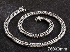 HY Wholesale Chain Jewelry 316 Stainless Steel Necklace Chain-HY0150N0737