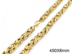 HY Wholesale Chain Jewelry 316 Stainless Steel Necklace Chain-HY0150N0268