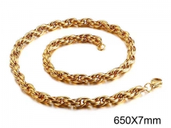 HY Wholesale Chain Jewelry 316 Stainless Steel Necklace Chain-HY0150N0685