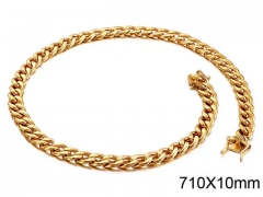 HY Wholesale Chain Jewelry 316 Stainless Steel Necklace Chain-HY0150N0730