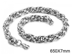 HY Wholesale Chain Jewelry 316 Stainless Steel Necklace Chain-HY0150N0680
