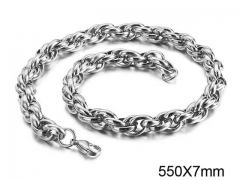 HY Wholesale Chain Jewelry 316 Stainless Steel Necklace Chain-HY0150N0678
