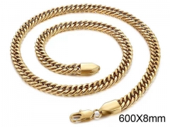 HY Wholesale Chain Jewelry 316 Stainless Steel Necklace Chain-HY0150N0049